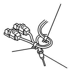 Vertical Pipe Grommet