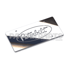 PLATE-PETERBILT-LOGO LICENSE