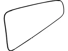 Quarter Glass Window - Right (Coupe)