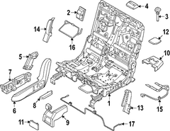 Seat - Rear, Back