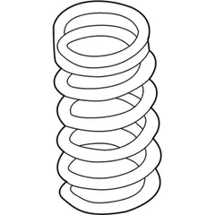 Coil Spring - Left, Front, Rear (Shelby)