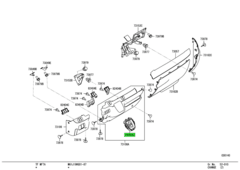 PANEL & INDICATOR ASSY,GEARSHIFT LEVER 1