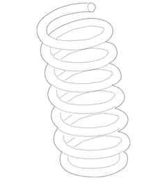 Coil Spring - Left, Front (XLT)