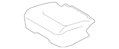 Seat Cover CAPTAINS CHAIRS Cushion <br>A that replaces the original equipment back and bottom