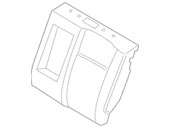 Seat Back Cushion Cover - Left, Rear