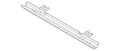 Floor Pan Crossmember MEMBER Cross <br>Supporting sheetmetal structure attached to the underside of