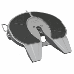 Fifth Wheel Assembly - Hld FW33, ILS, 24 in, 8.12 in, XL80
