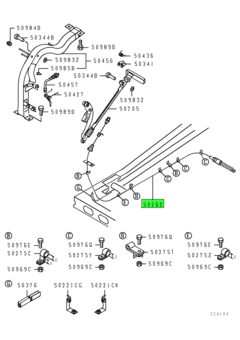 CABLE,PARKING BRAKE 1