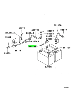 CABLE,BATTERY WIRING 1