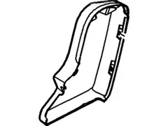 Seat Latch Cover - Left, Rear, Outer