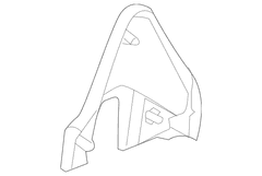 Seat Latch Cover Shield - Left, Rear, Outer