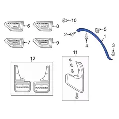 Wheel Arch Molding - Right