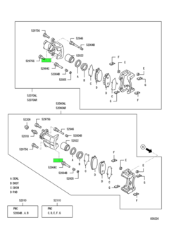 PIN,RR BRAKE 1