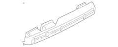 Molding Instrument Panel <br>Instrument Trim - Front, Upper, Outer