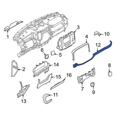 Instrument Panel Molding (XL, XLT)