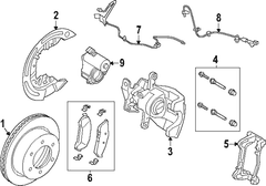 Brake Hydraulic Hose tube <br>A flexible Hose, typically used on moving parts of a vehicle, which