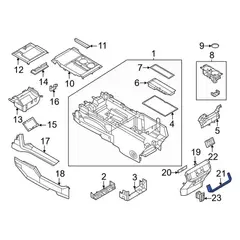 Console Trim Panel Bezel (BEV, XLT)