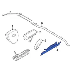 Instrument Panel Air Bag Module - Right
