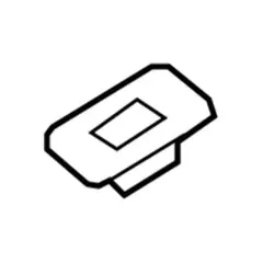 Door Window Switch Bezel Housing - Right, Front
