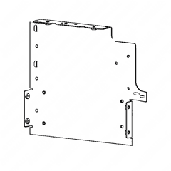 Oil Particle Filter Component Bracket - DD13 EPA07
