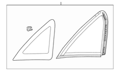 Quarter Glass Window - Right