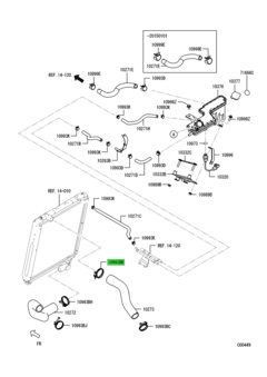 CLIP,RADIATOR PIPING 2