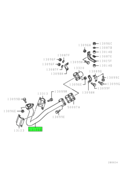 PIPE,EXHAUST,FR 1