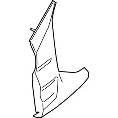 Door Mirror Trim Ring Filler - Left