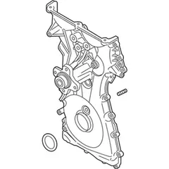 Cover Cylinder Engine Timing <br>An for a vehicle - Front