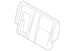 Seat Back Cushion Cover - Rear