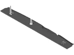 Panel Trim Door Sill Plate - Back