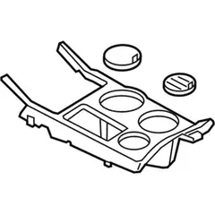Automatic Transmission Shift Cover Plate Console Panel (Police)