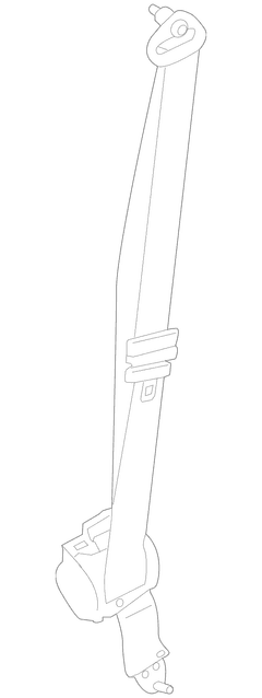 Lap and Shoulder Belt Low roof - Right, Front
