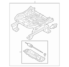 Seat Track Frame - Front