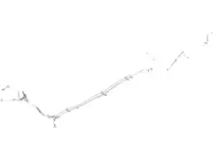 Pipe Fuel - Front, Rear 3.7L (AT)