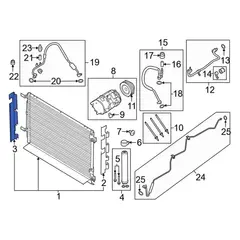 AIR CONDITIONING (A/C) Condenser Seal Auto Transmission (AT)