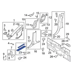 Door Sill Plate Scuff - Right