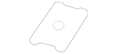 Windshield Wiper Linkage Nut Spring - M6 X 0.8MM, Rear
