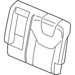 Seat Back Cover - Left, Rear