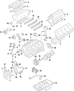 Engine Short Block Cylinder