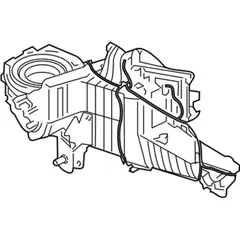Air Conditioning (A/C) Evaporator Core and Case HVAC Unit