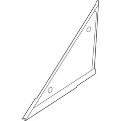 Vent Window Quarter Glass - Left