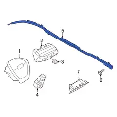Curtain Air Bag - Right, Front
