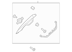 Body A-Pillar Trim Panel Windshield molding - Right