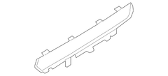Ash Molding Panel Trim <br>Instrument Instrument - Front, Lower