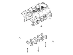 Cylinder Block - Uses M12 Head Bolts 5.0L