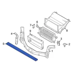 Radiator Support Tie Bar Bracket Reinforcement - Front (BEV)