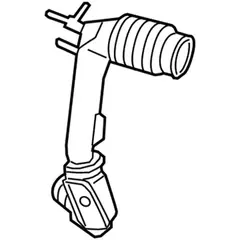 Engine Air Intake Hose - 2.7L