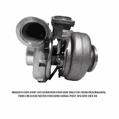 Turbocharger for Series 60, EPA04, 12L, VNT, GT4502V, High Mount