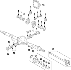 Axle Housing Dual Wheels - Rear